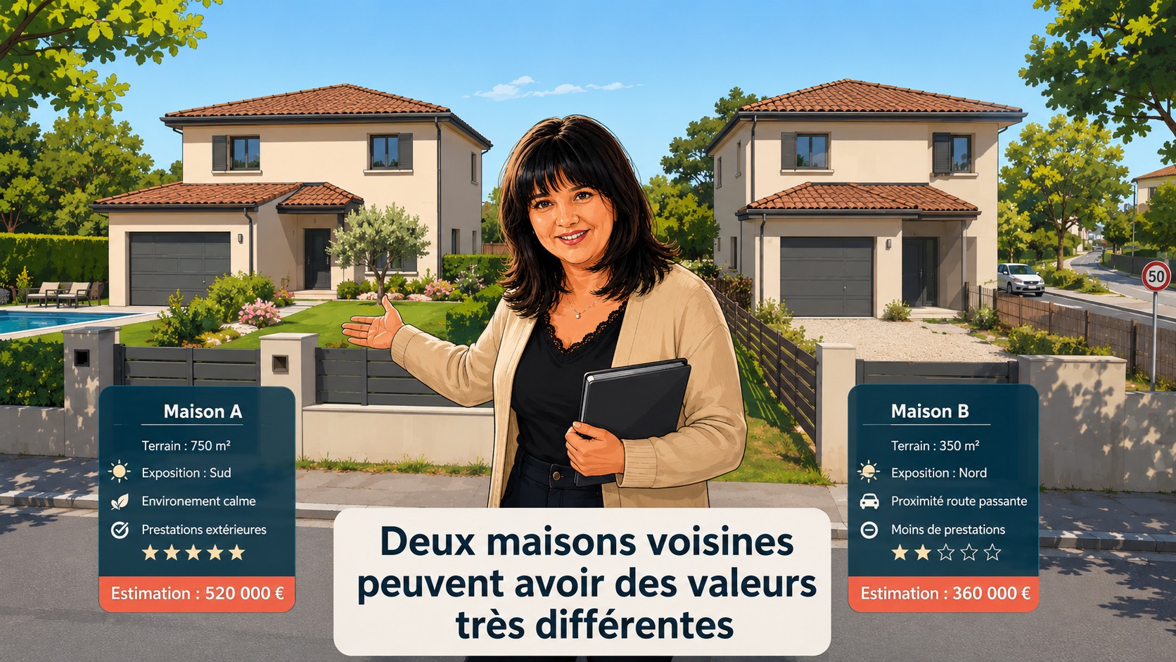 Le village de Chaponnay et son tissu pavillonnaire familial